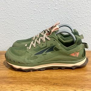 Altra Lone Peak 6 Womens Size 10 Green Running Shoes Sneakers AL0A548E315 Trail